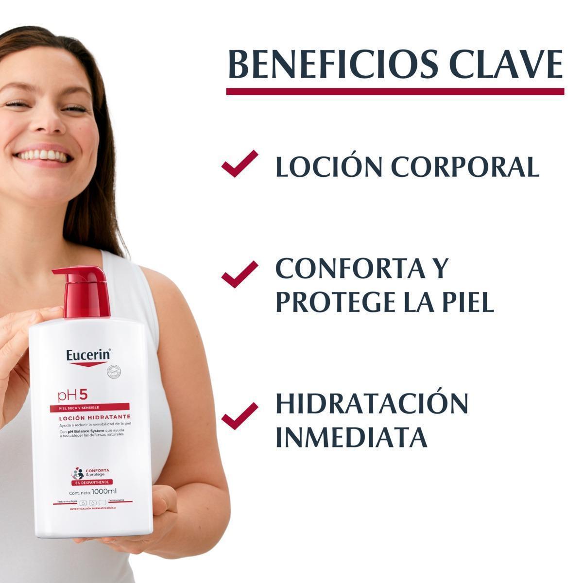 EUCERIN pH5 Loción Hidratante Corporal 1000ml 2/5