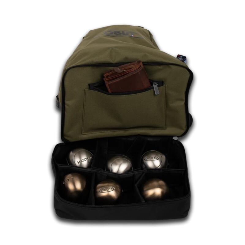 Sac à dos pétanque Obut Kaki 3/5