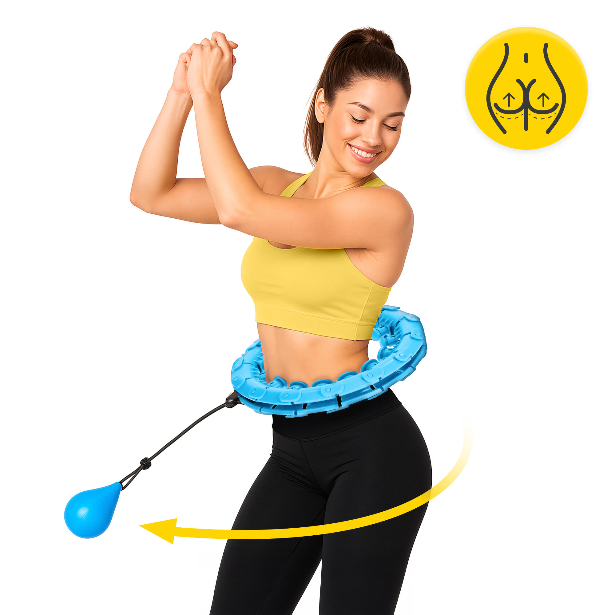 Hula Hop z obciążeniem i masażem 4FIZJO
