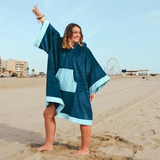 Poncho Mellow Sea Original Coton Bio - Unisexe