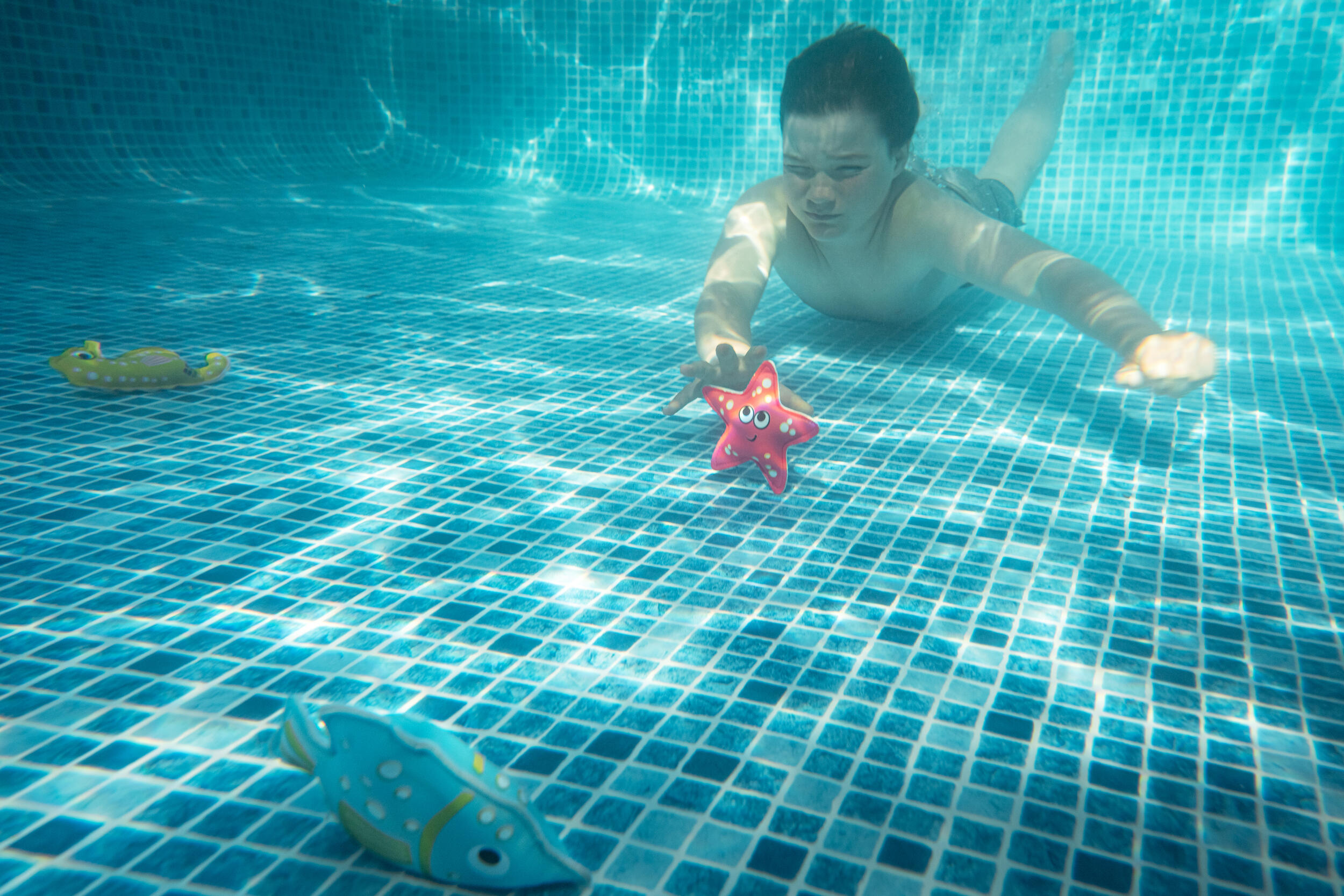 Jeu de piscine pour enfant - animaux de plongée - jeu d'eau 3/6