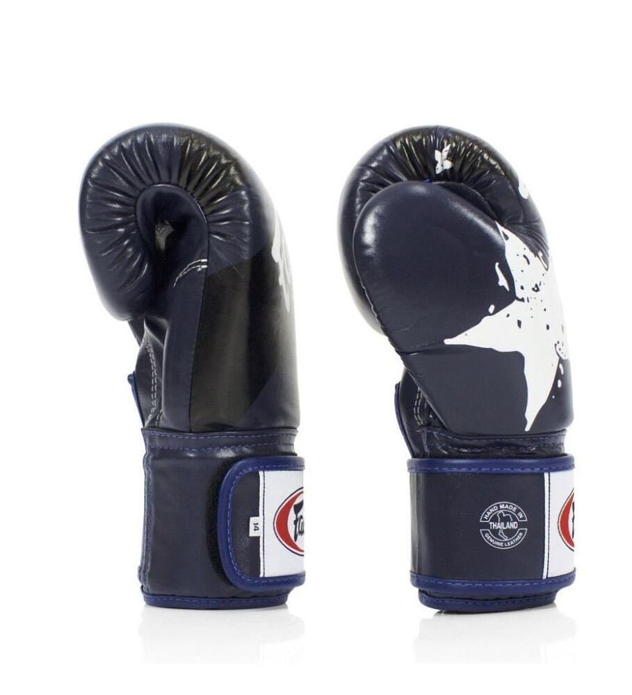 Boxing Gloves Fairtex BGV1 – Nation Print – Blue – 8 oz 3/4