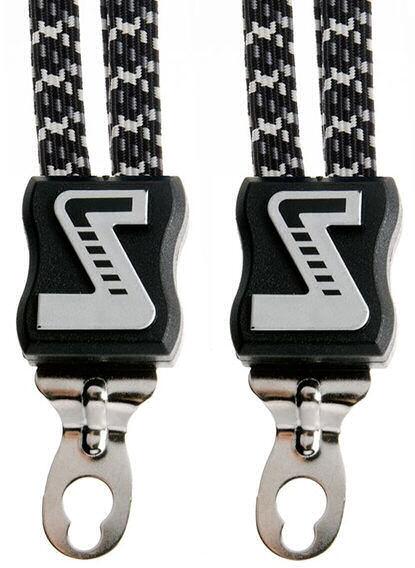 Trio d'attaches rapides avec 3 attaches - argent/gris 3/4