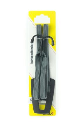 Superbe cordon élastique gris avec crochets - destiné à la présentation