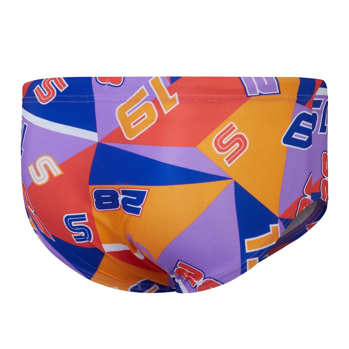 Speedo Full Throttle trainingsslip 13 cm jongens Rood/Bruin 11-12 3/4