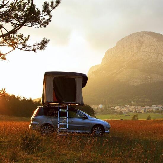 Tenda da tetto NaïtUp Family a guscio rigido 4/5 persone