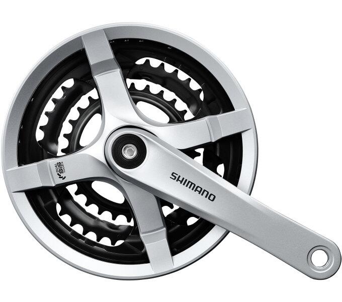 Shimano crankstel TY501 48/38/28 170mm zilver FCTY501 vierkant 6/7/8-speed ... 2/2