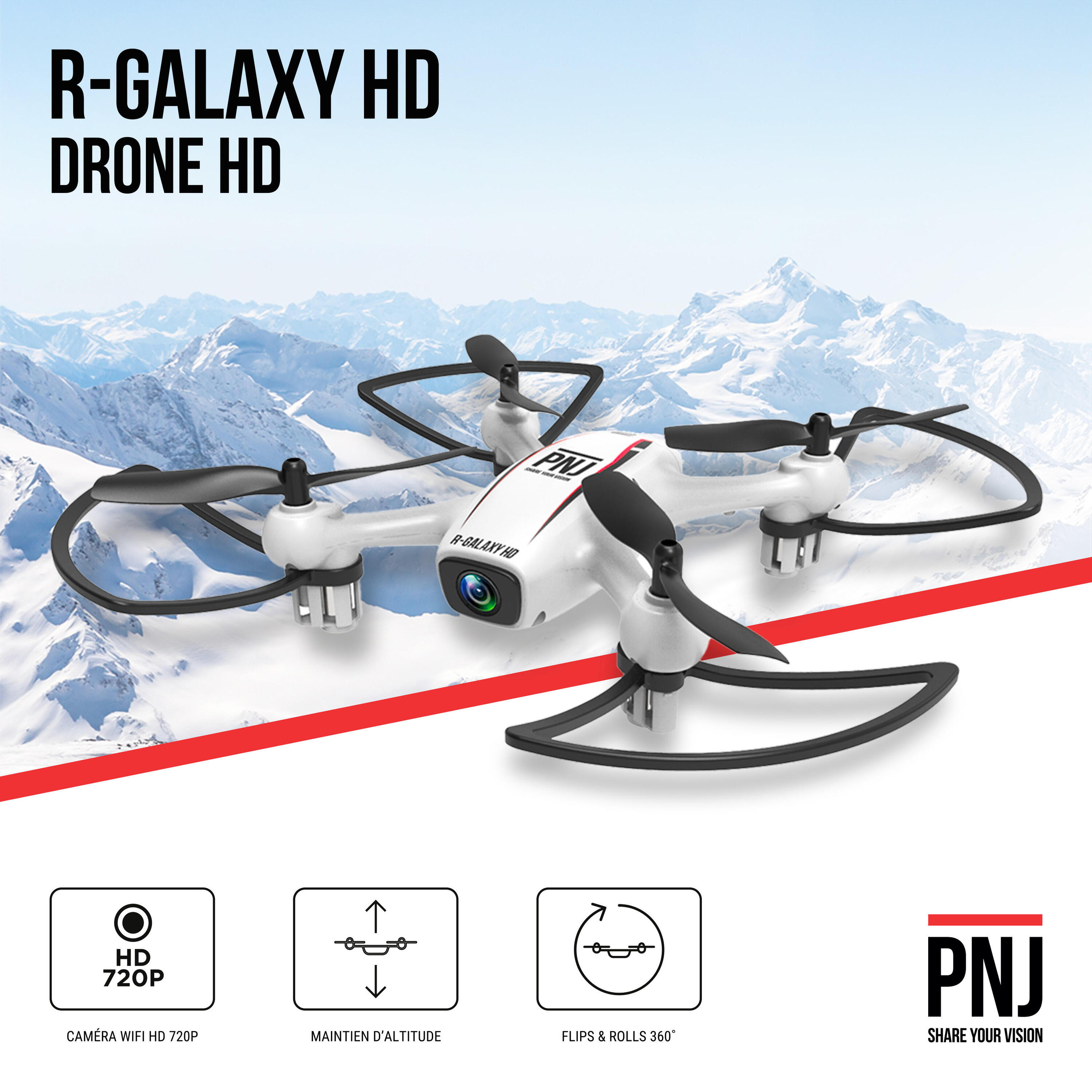 Drone PNJ R-Galaxy HD avec Caméra 5/7