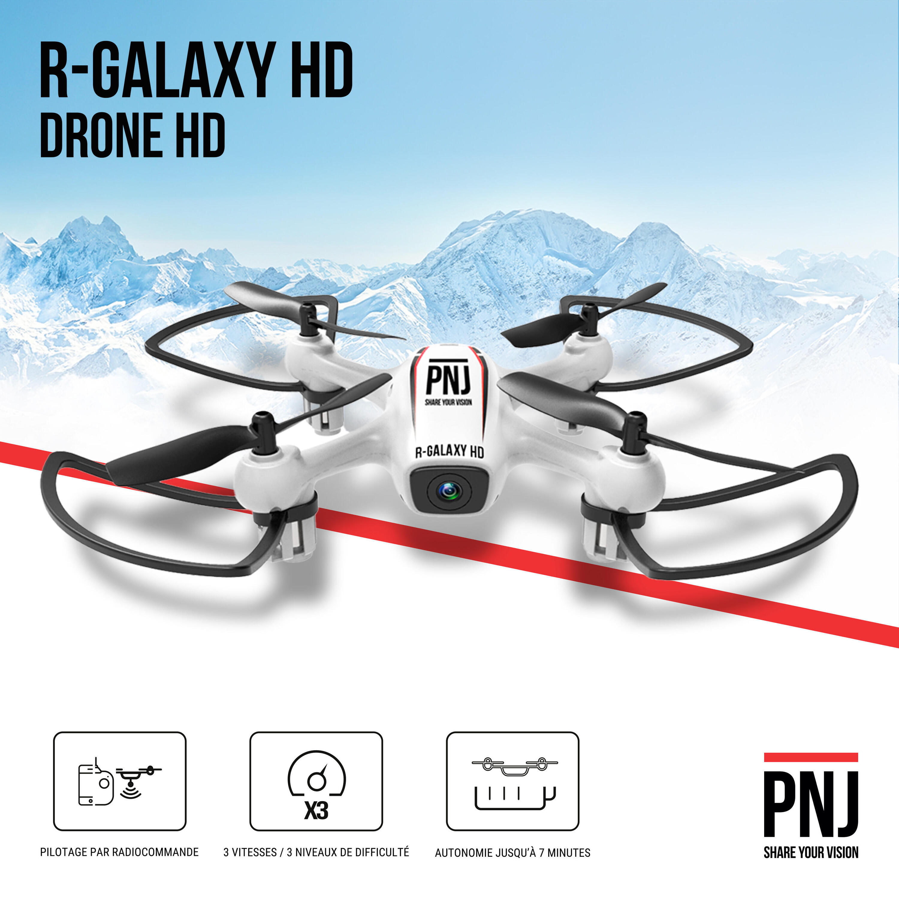 Drone PNJ R-Galaxy HD avec Caméra 6/7