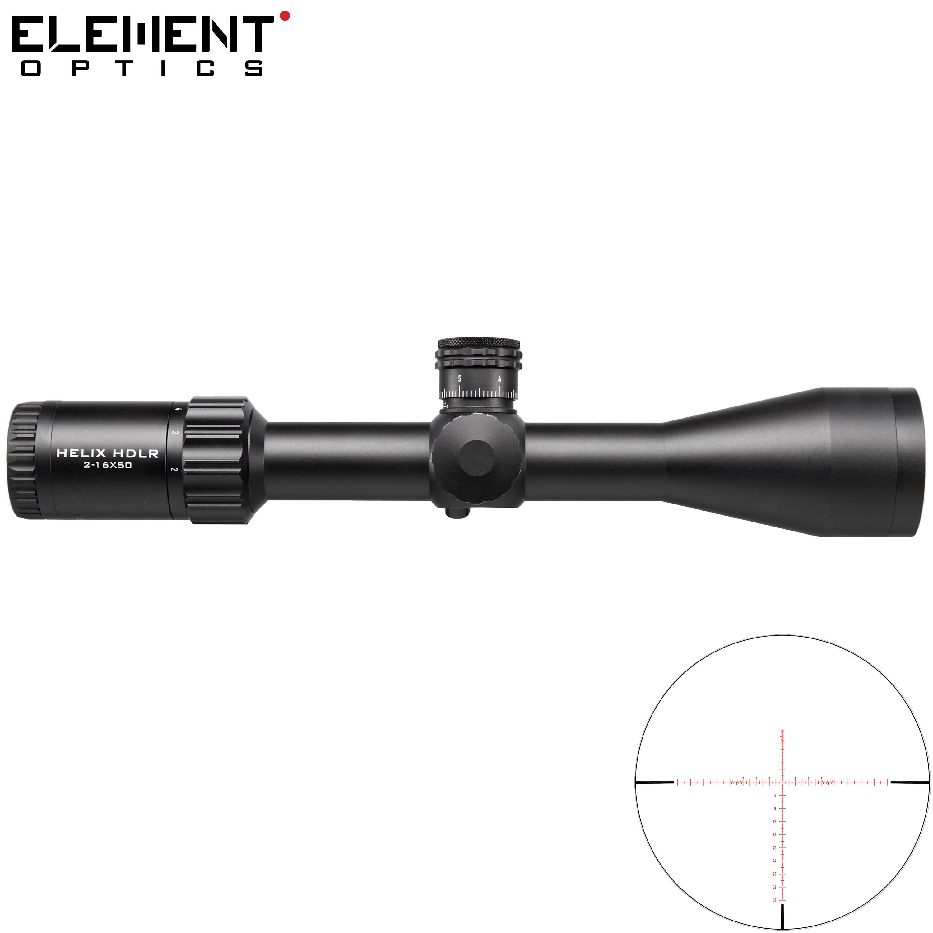 Scope Element Optics Helix HDLR 2-16X50 SFP MOA APR-1C 3/6