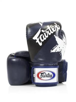 Guantoni da boxe Fairtex BGV1 Nation Print 10 OZ pelle Tight-Fit