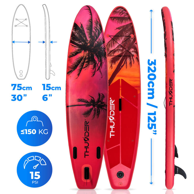 Nafukovací paddleboard SUP ISLE 10'6" 320 cm