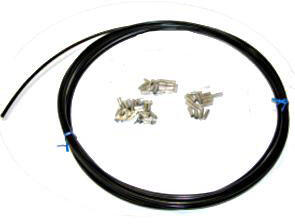 Cavo esterno cambio Shimano SIS-SP51 5 mm — rotolo 762 m nero.