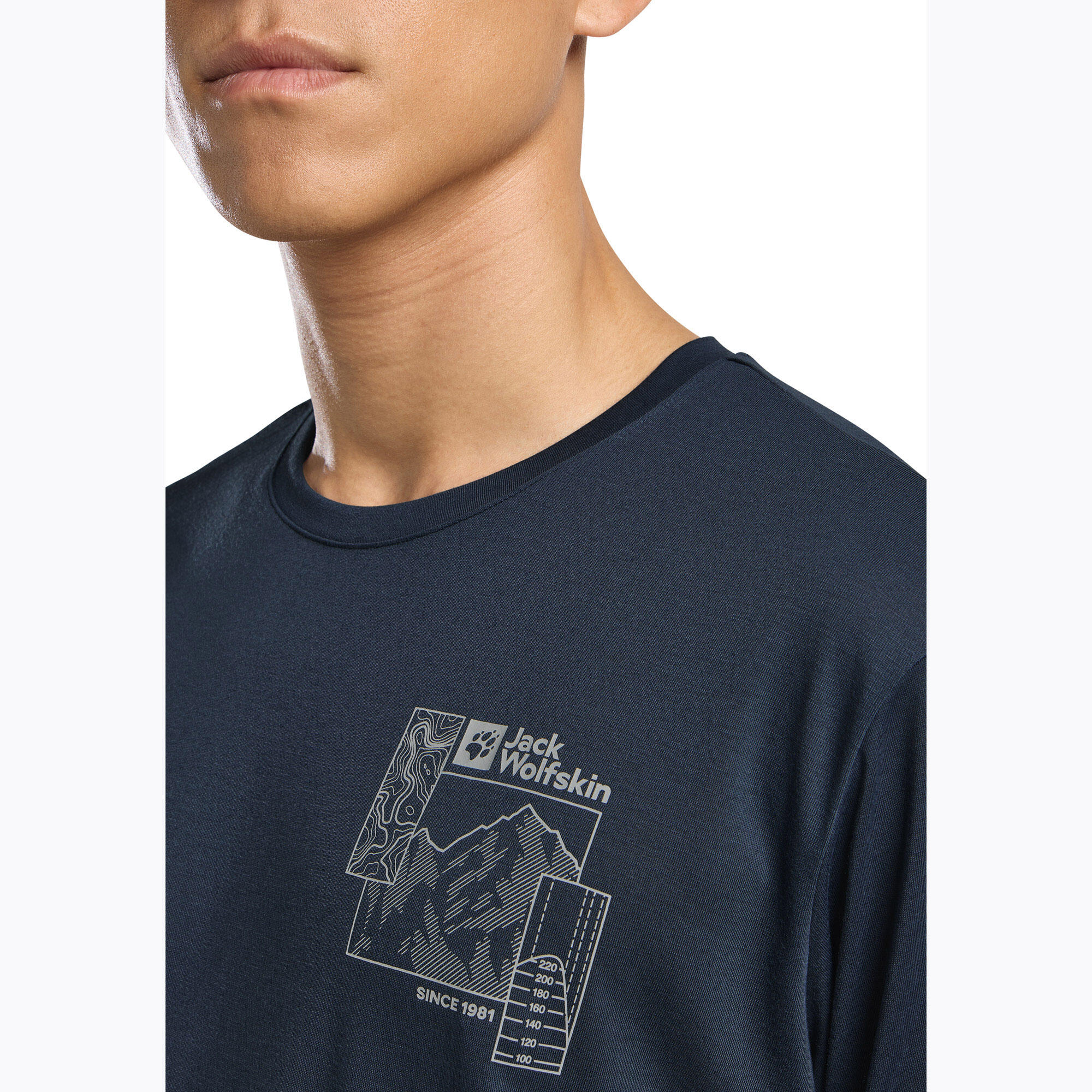 T-shirt de trekking homme Jack Wolfskin Vonnan Graphic 3/5