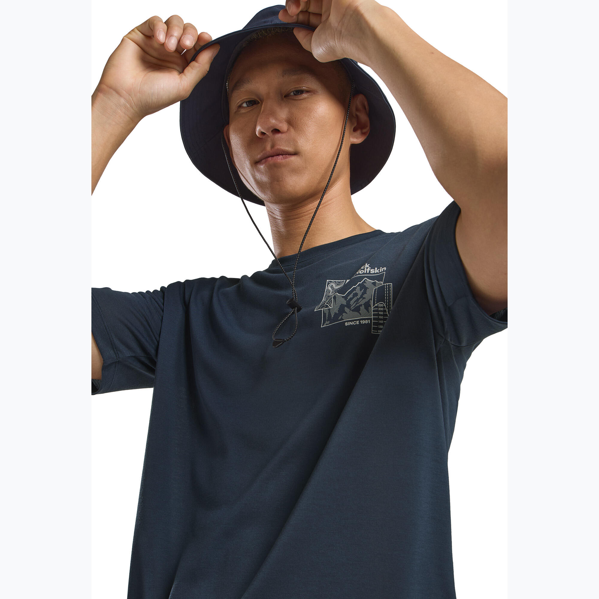 T-shirt de trekking homme Jack Wolfskin Vonnan Graphic 4/5