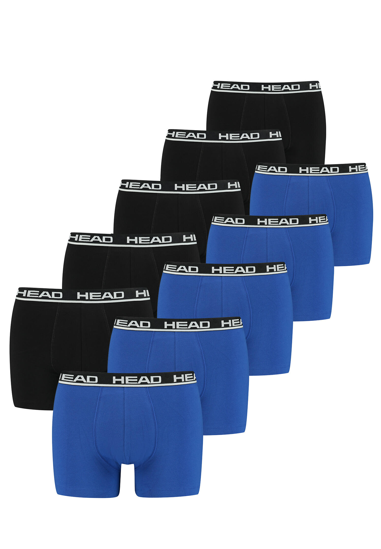 HEAD 10 er Pack HEAD Herren Men's Basic Boxers Boxer Shorts