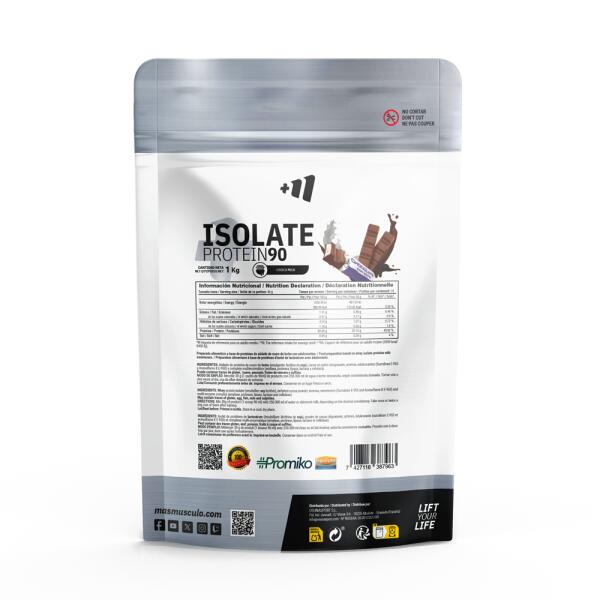 Isolate 90 CFM - 1Kg Chocolate con Leche MASMUSCULO 2/6