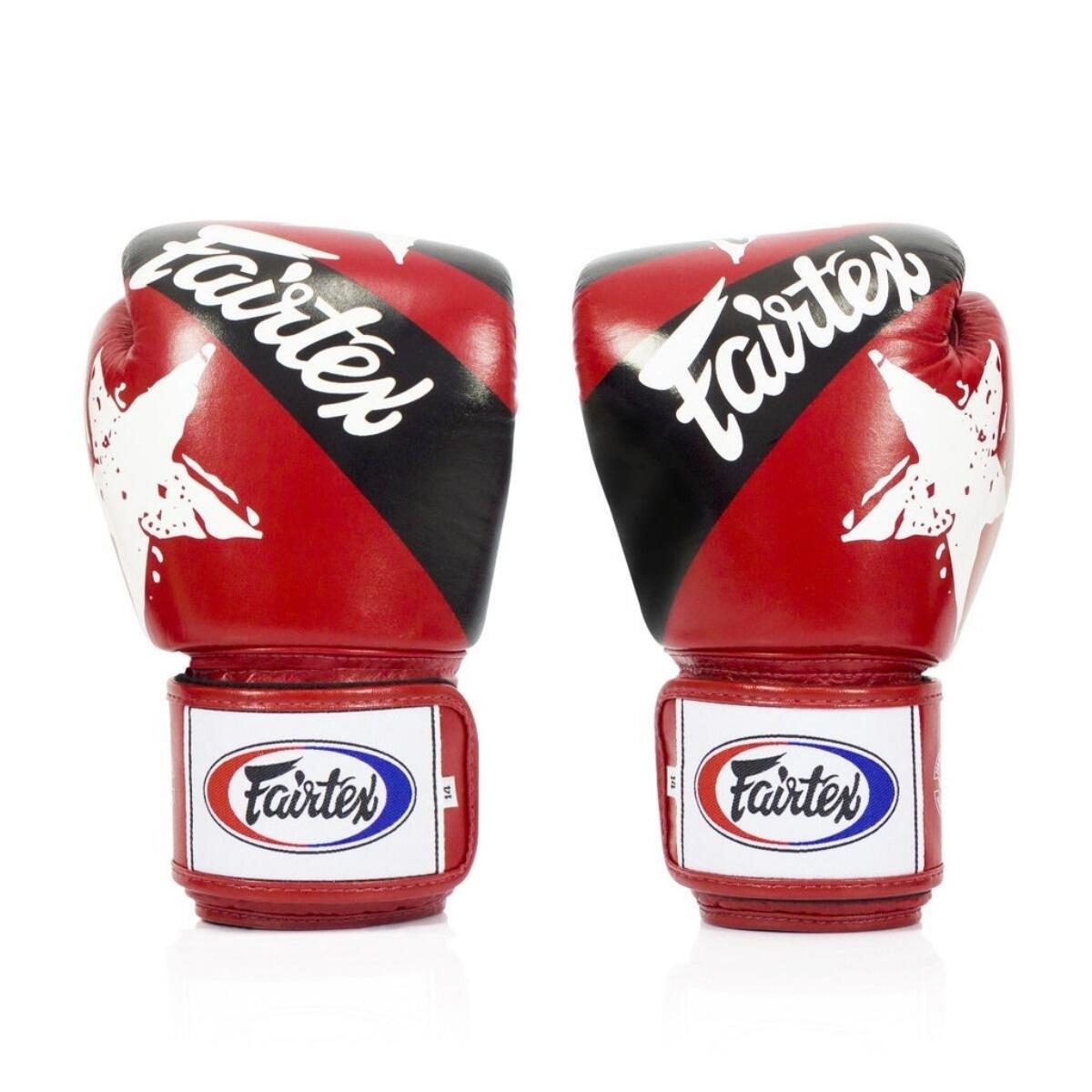 Boxhandschuhe Fairtex BGV1 – Nation Print – Rot – 14 oz 4/4