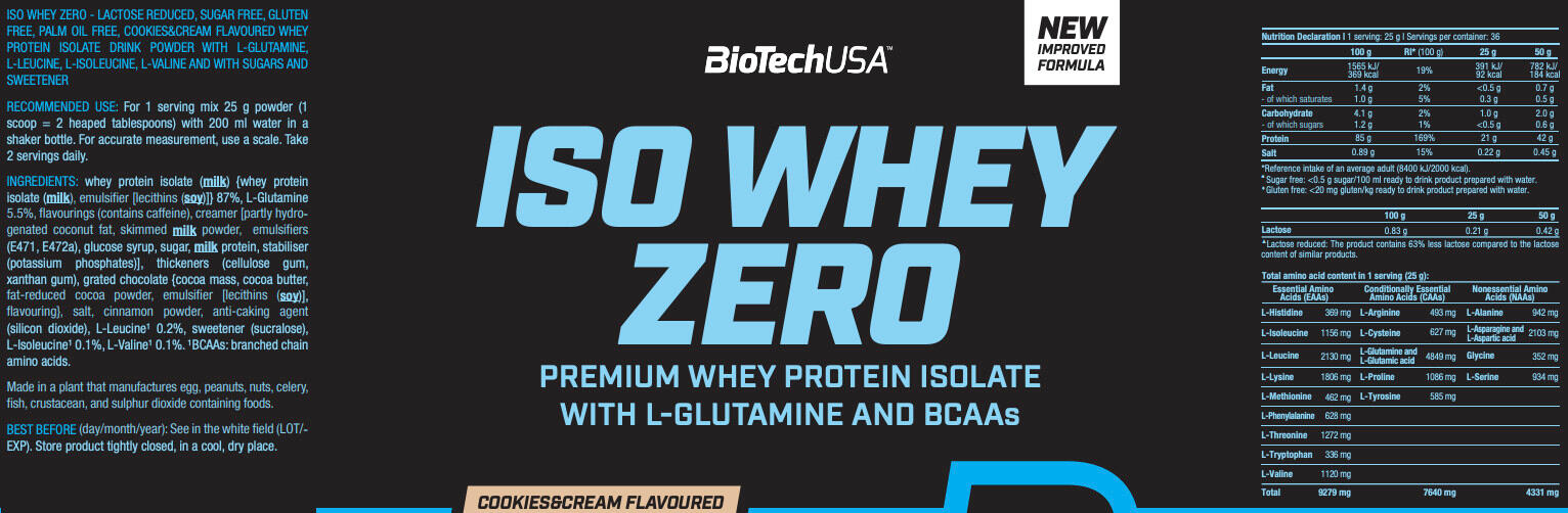 Whey Isolate - Iso Whey Zero (908g) - Cookies 3/3
