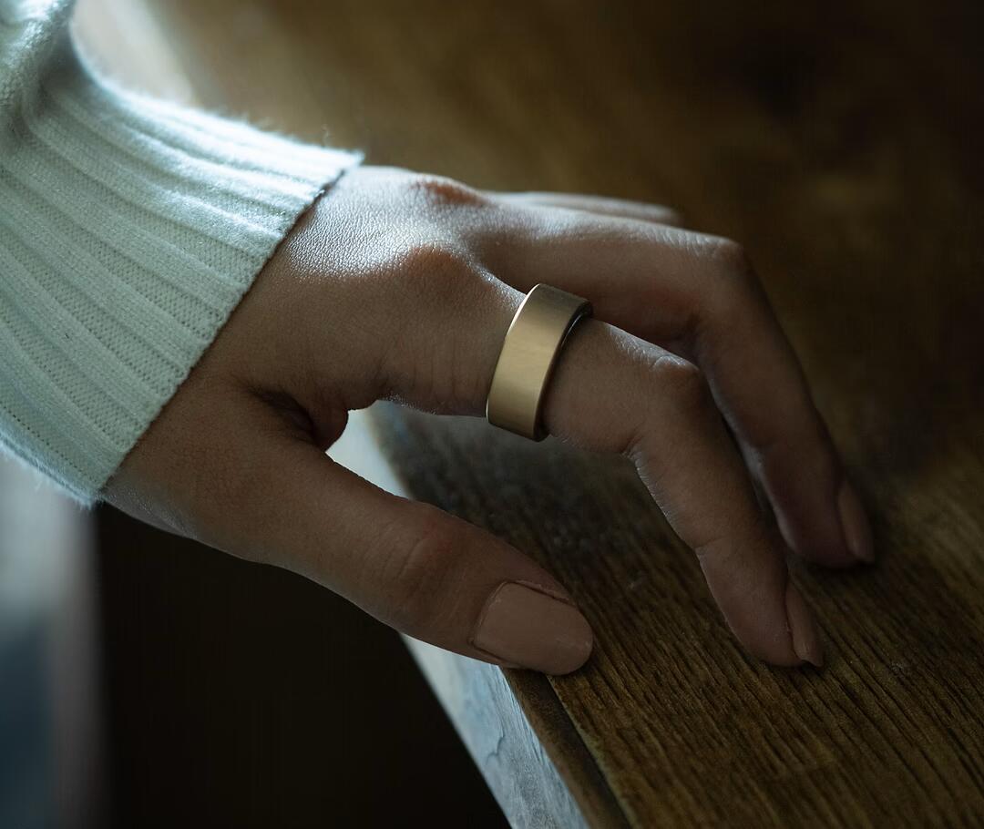 Smart ring Ultrahuman Ring Air inteligentny pierścień Rose Gold - rozmiar 11 5/7