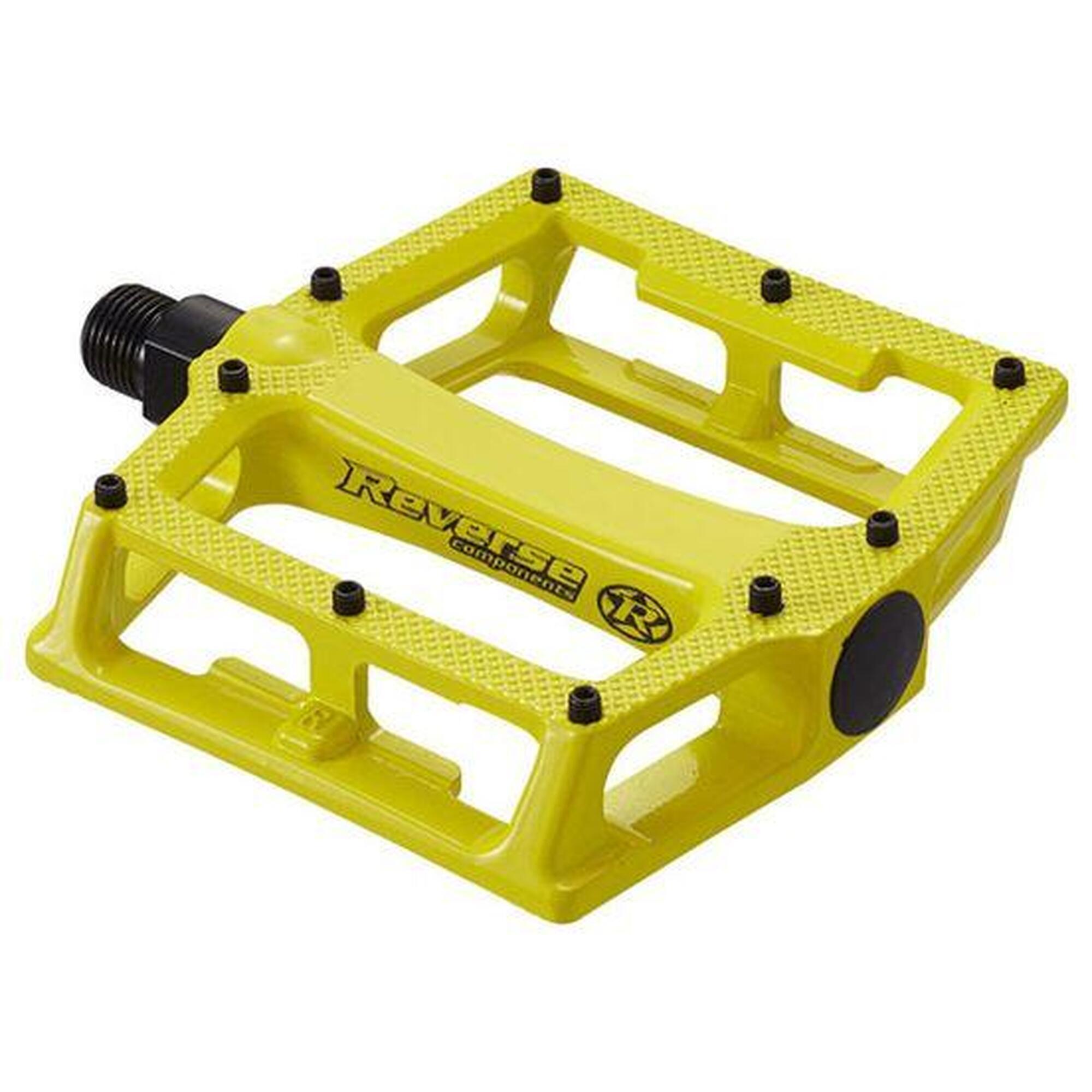 Paire de pédales Reverse Super Shape 3D Jaune