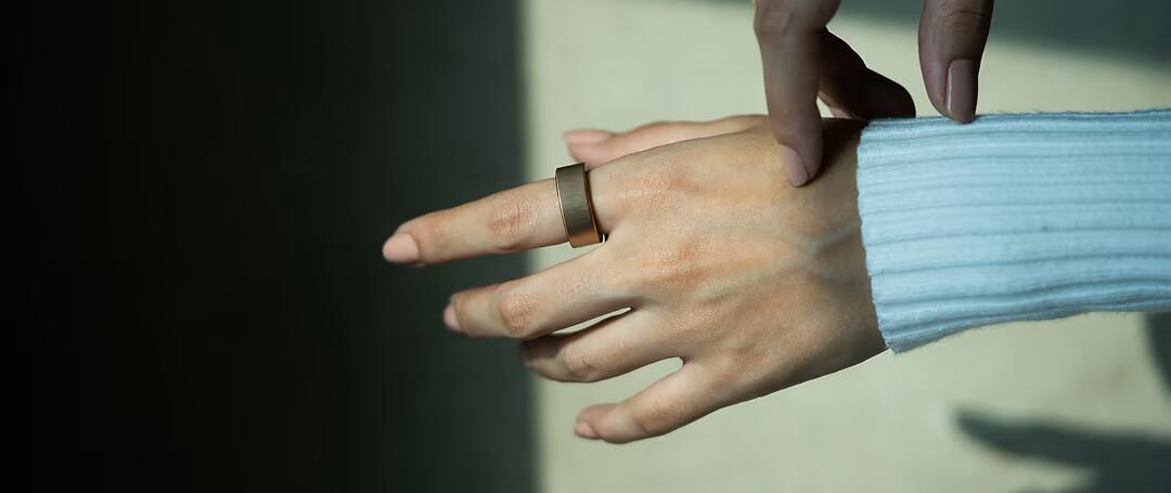 Smart ring Ultrahuman Ring Air inteligentny pierścień Rose Gold - rozmiar 7 6/8