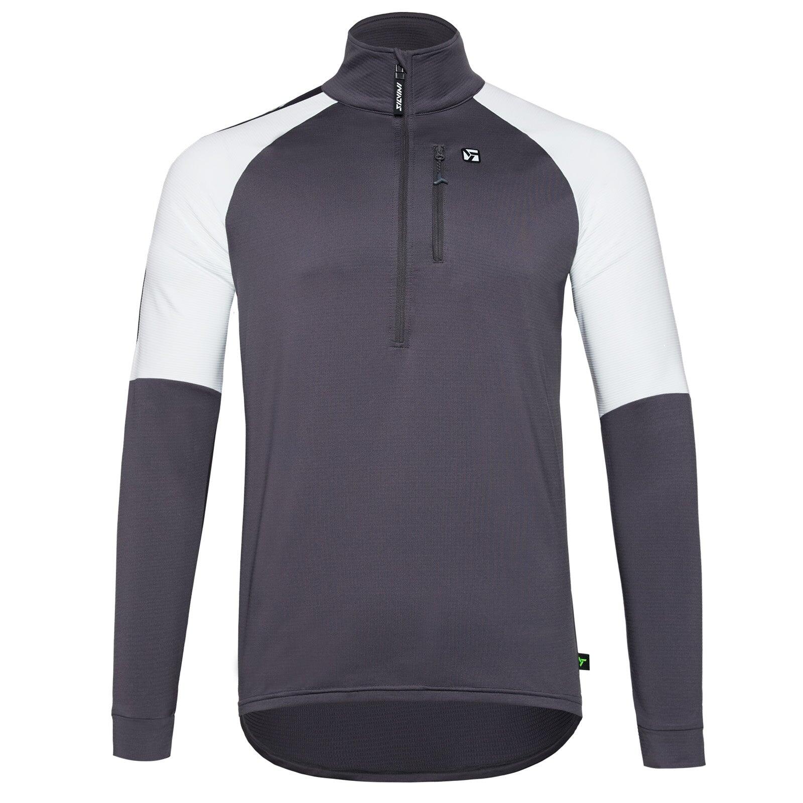 Silvini - Marone Mj1900 Charcoal-cloud L - Gilet Manches Longues - Gris - Decathlon