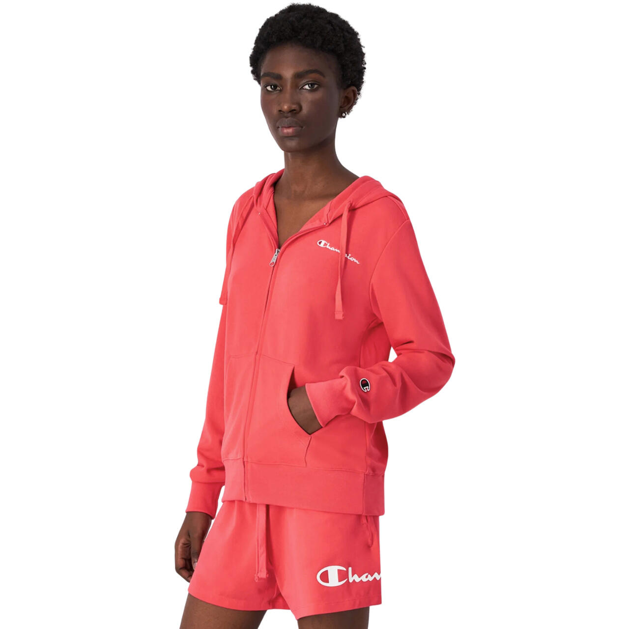 Champion sweat femme à capuche, zip intégral 1/5