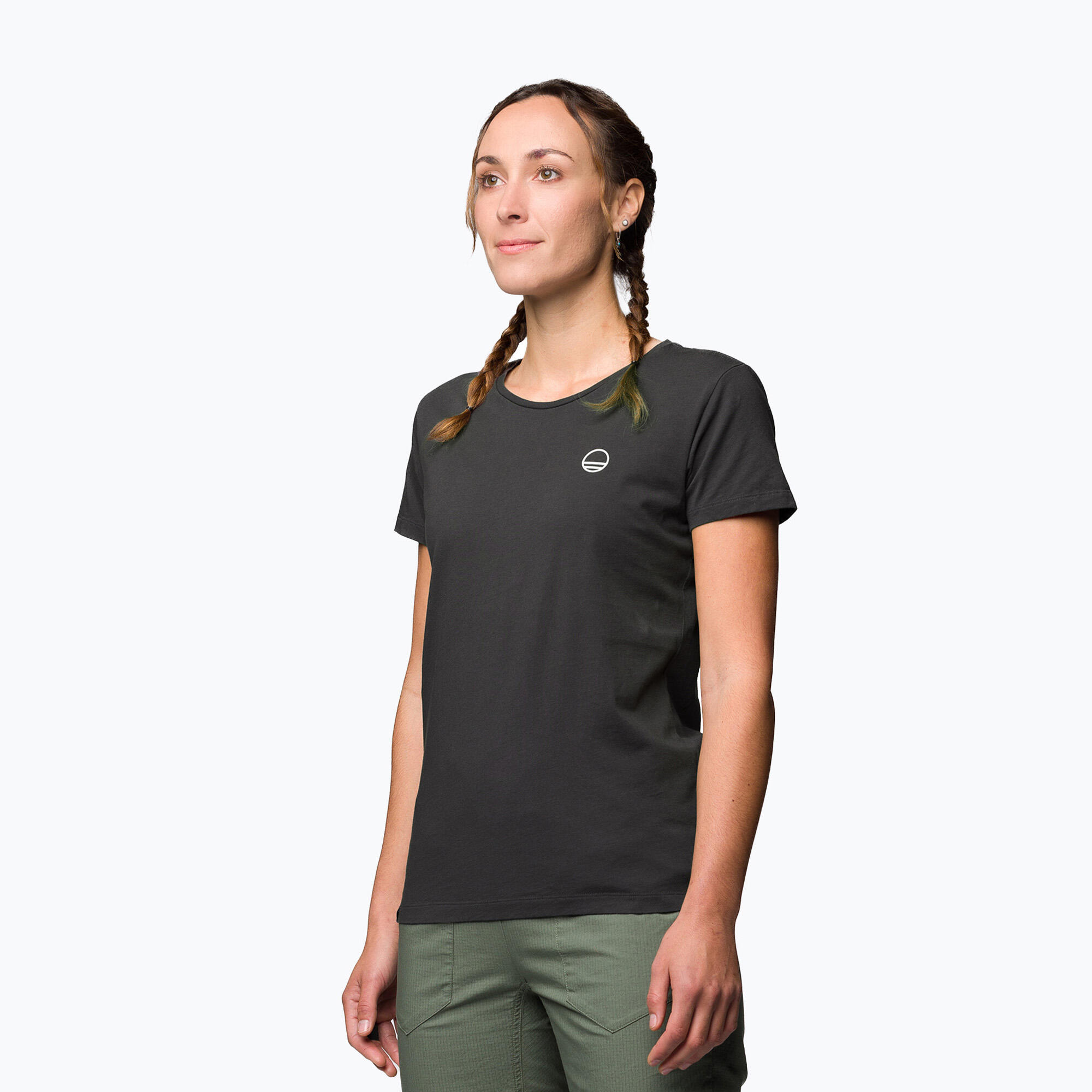 T-shirt d'escalade femme Country Stamina onyx 2/5