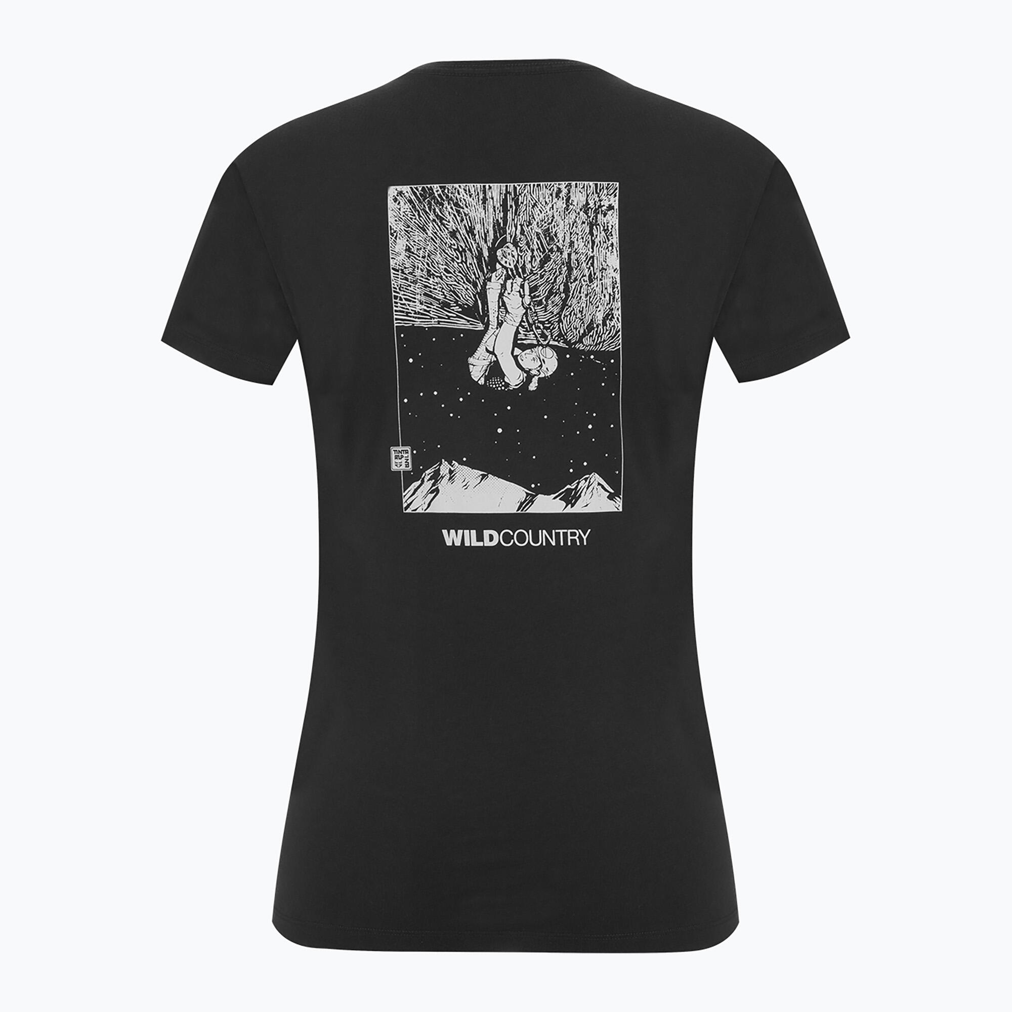 T-shirt d'escalade femme Country Stamina onyx 4/5