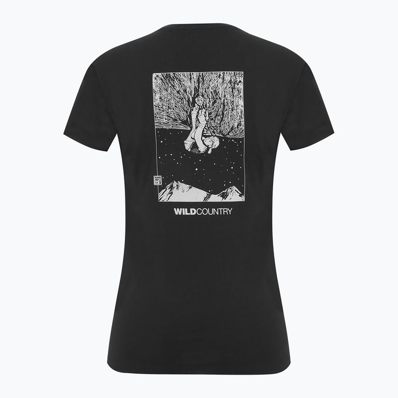 Tricou de cățărare pentru femei Country Stamina onyx