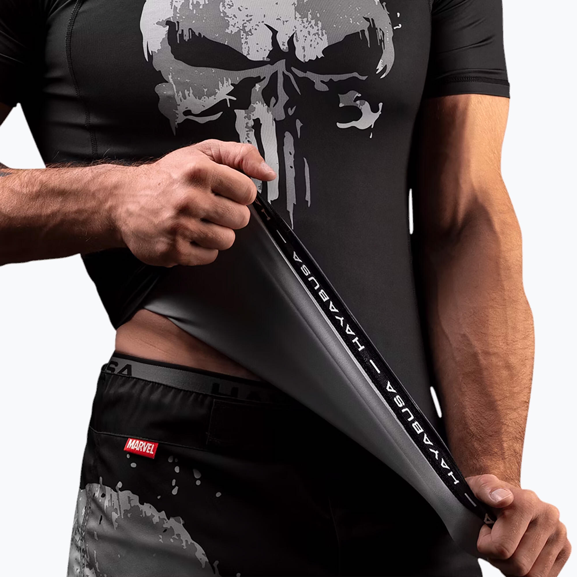 Rashguard męski Hayabusa Marvel The Punisher Rashguard Shortsleeve 3/6