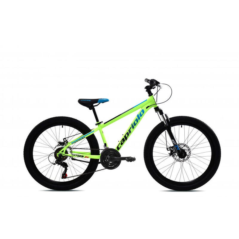 Capriolo Oxigen Disc 24coll gyerek kerékpár Zöld CAPRIOLO - Decathlon