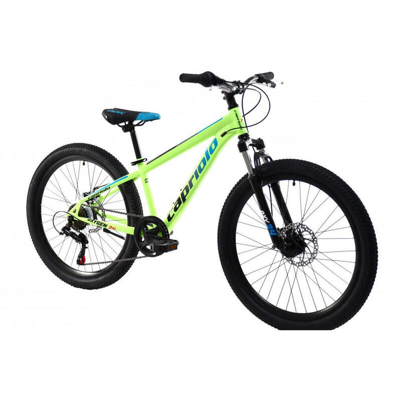 Capriolo Oxigen Disc 24coll gyerek kerékpár Zöld CAPRIOLO - Decathlon