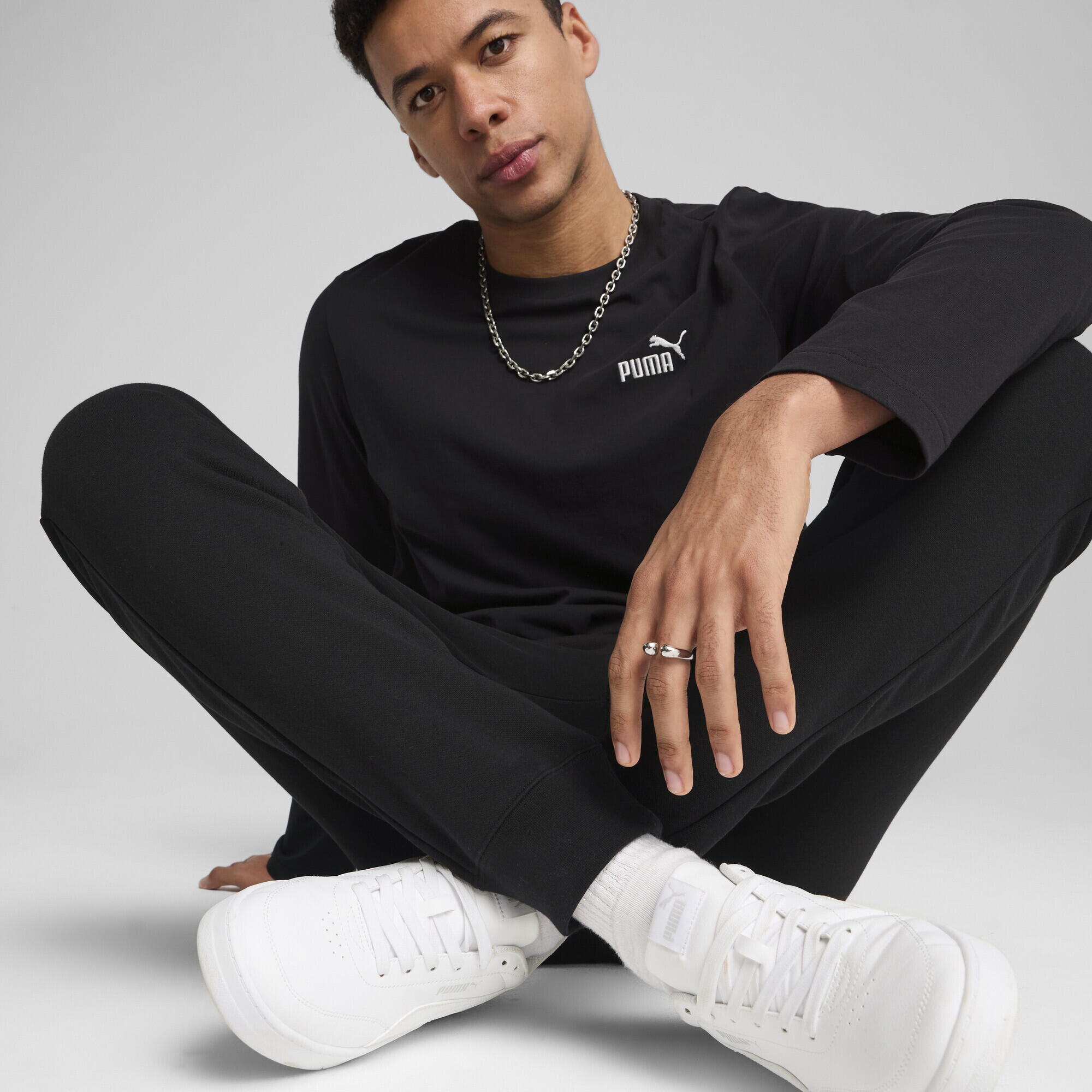 Pantalon de survêtement slim à logo N° 1 Essentials Homme PUMA 3/6