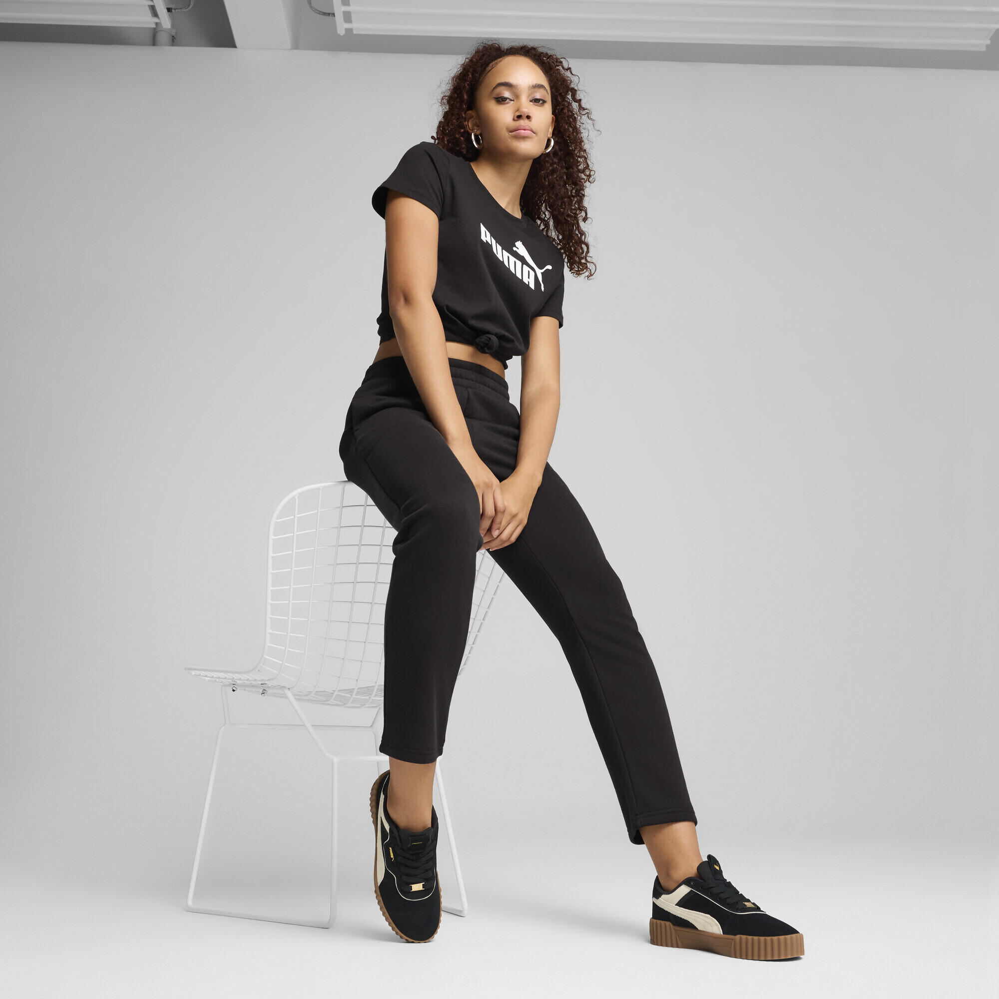 Pantaloni da tuta con logo ESS N. 1 da donna PUMA 4/5