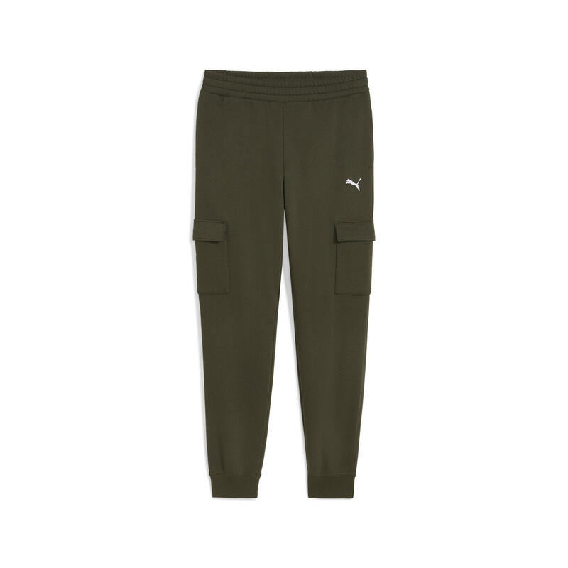 Męskie bojówki Essentials PUMA Dark Olive Green