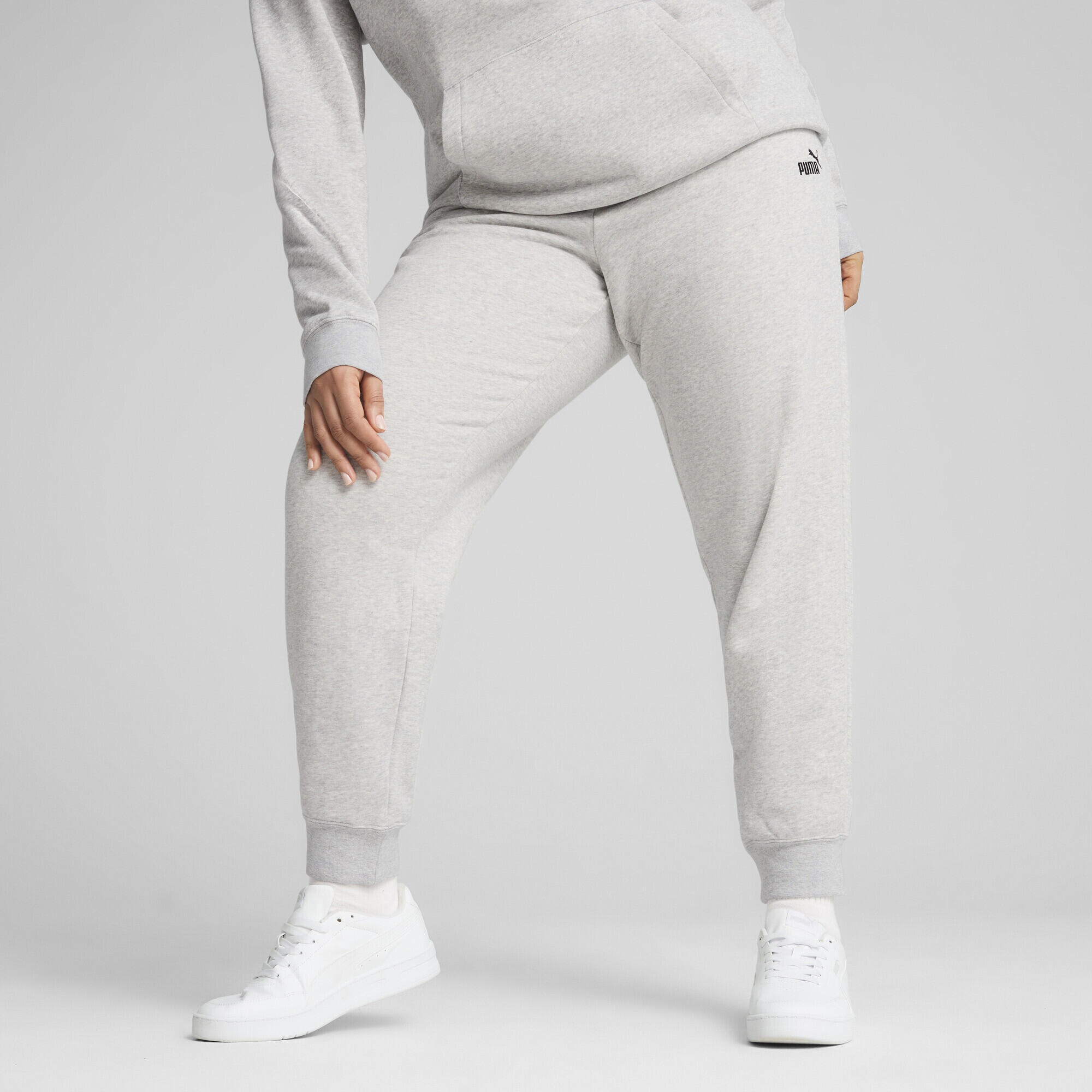 Essentials Small Logo Jogginghose Damen PUMA Light Gray