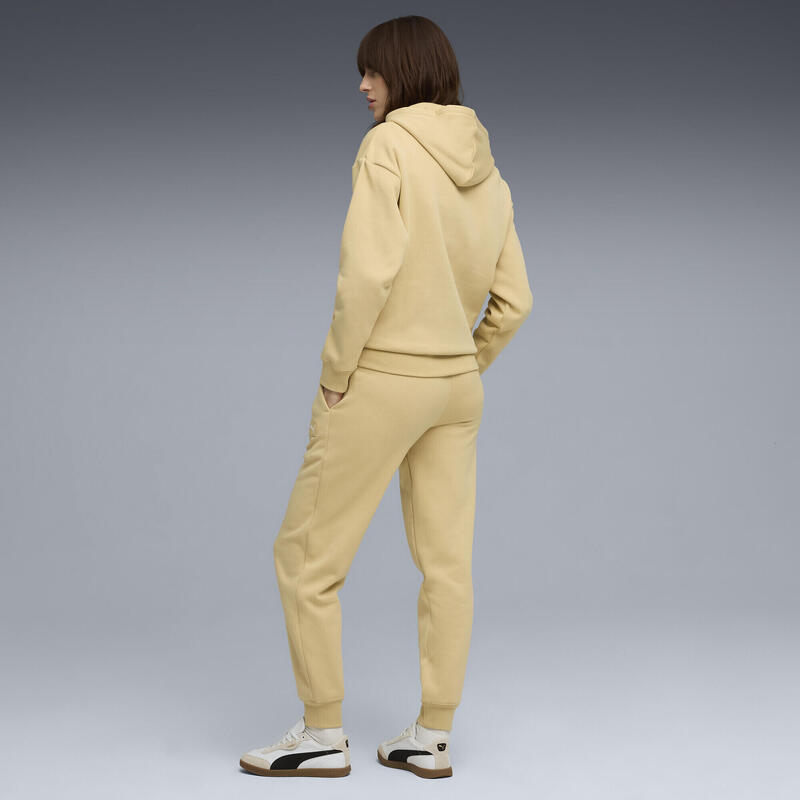 Trening femei hanorac cu glugă buzunar tip marsupiu Fleece roz PUMA