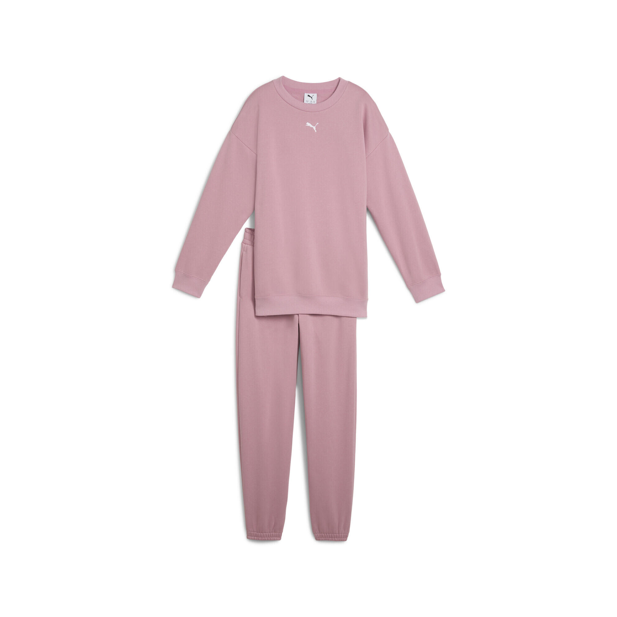 Młodzieżówy dres oversize Loungewear PUMA Poised Pink