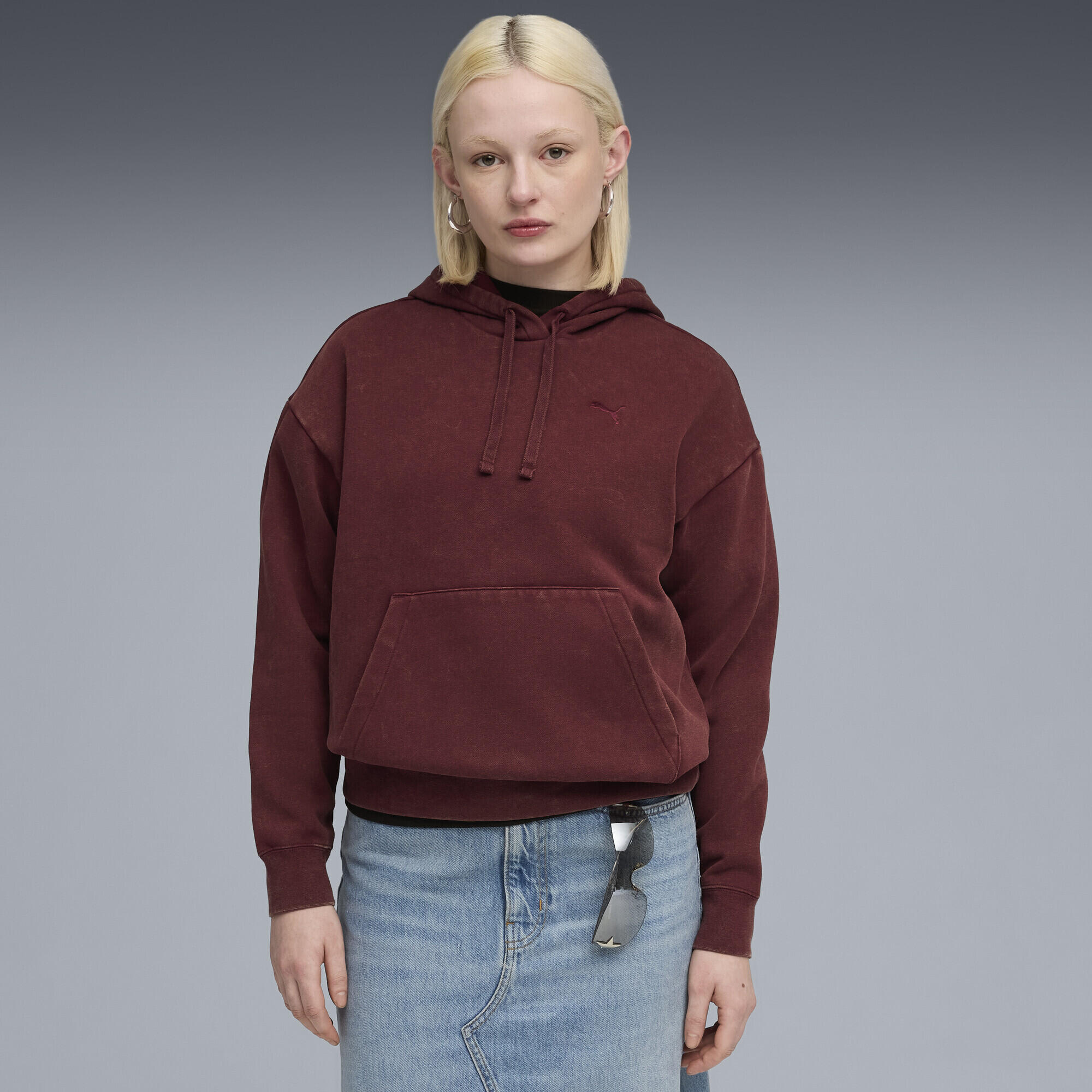 Hoodie décontracté délavé Essentials Elevated Femme PUMA 2/5