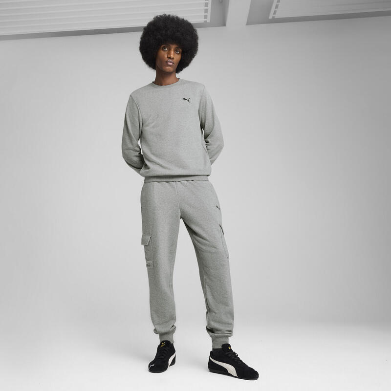 Męskie bojówki Essentials PUMA Medium Gray Heather