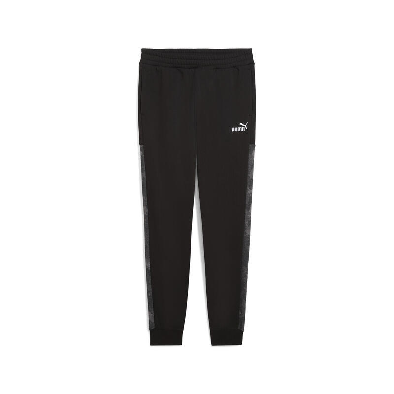 Męskie spodnie dresowe Essentials Camo PUMA Black