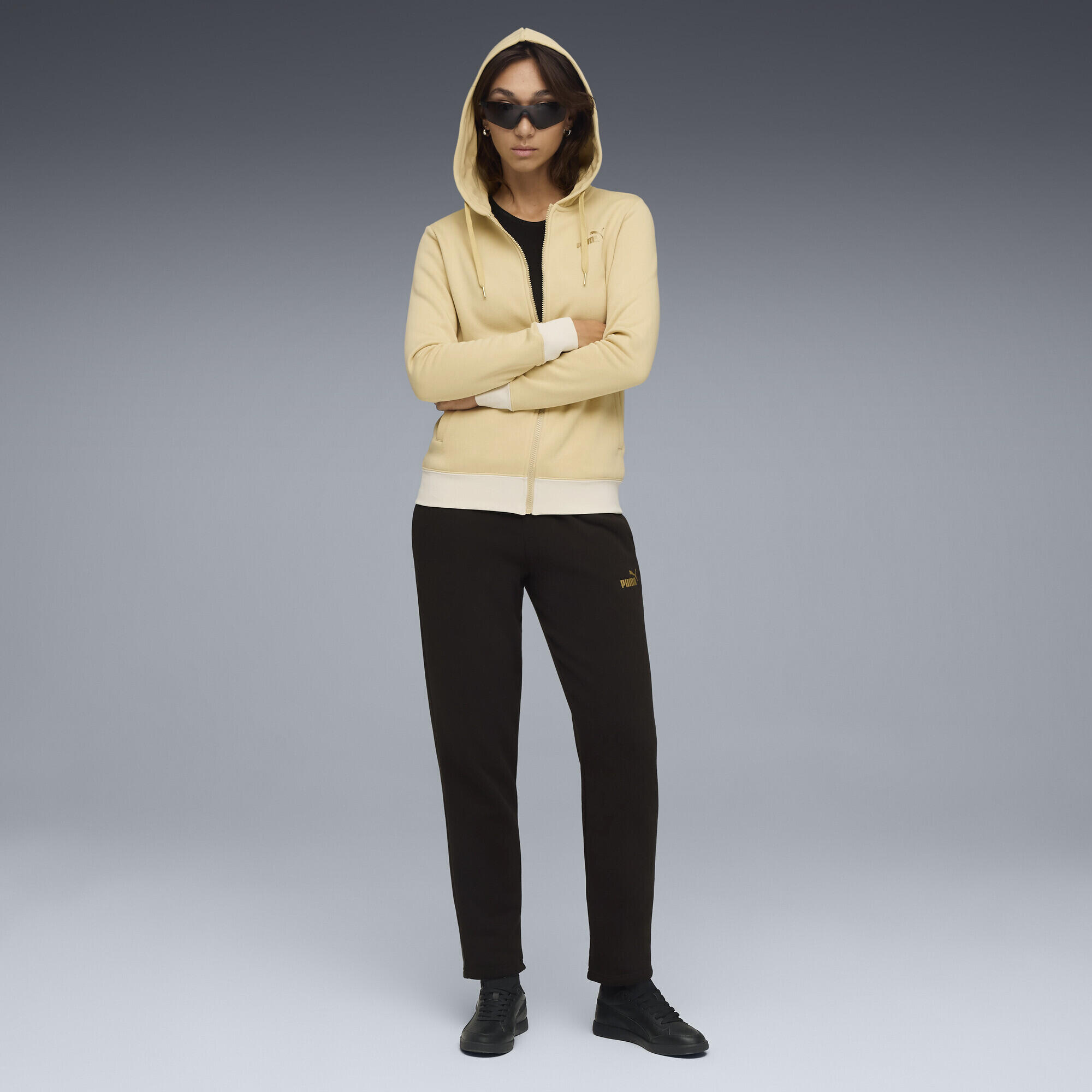 Chándal metalizado con capucha Mujer PUMA 2/5