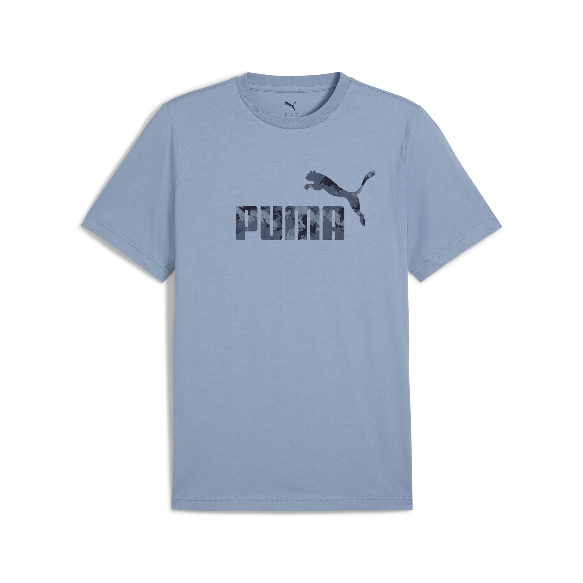 Męska koszulka Essentials Camo PUMA Cool Blue