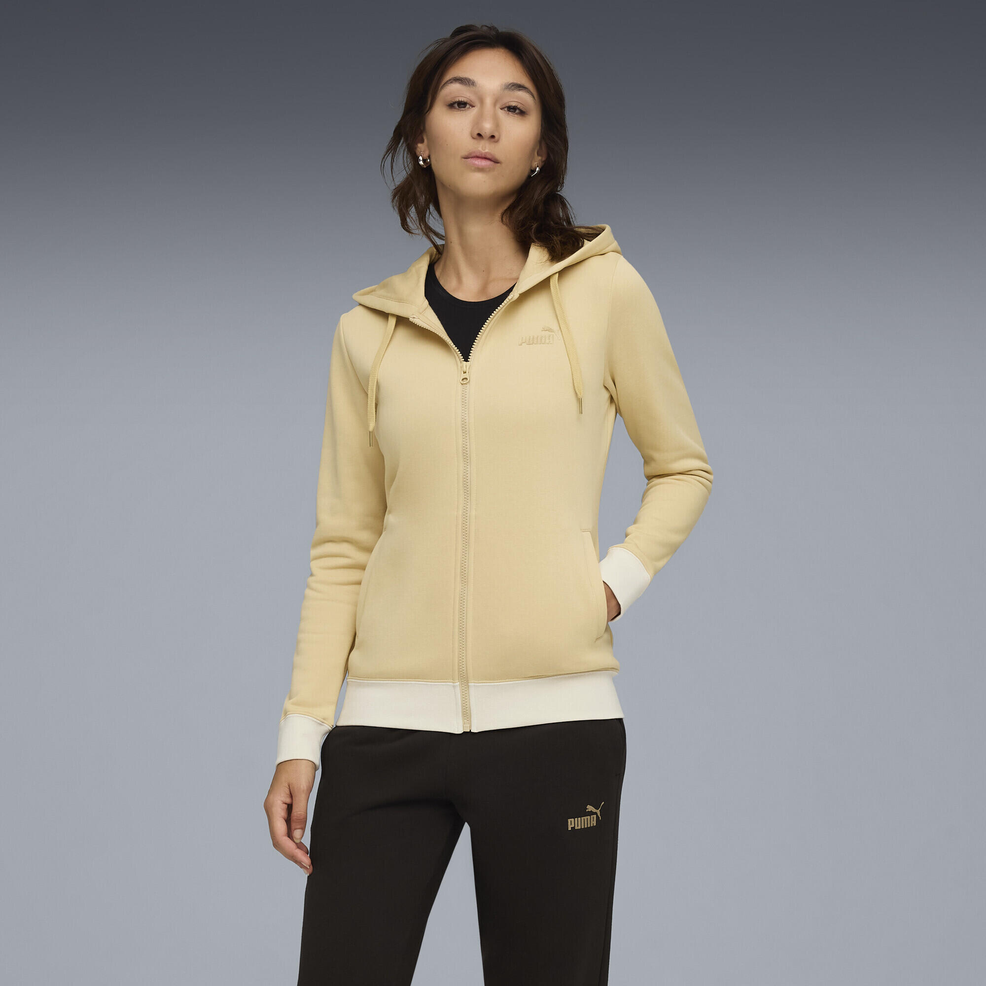 Lonsdale joggingpak met capuchon ROTTINGEAN zwart