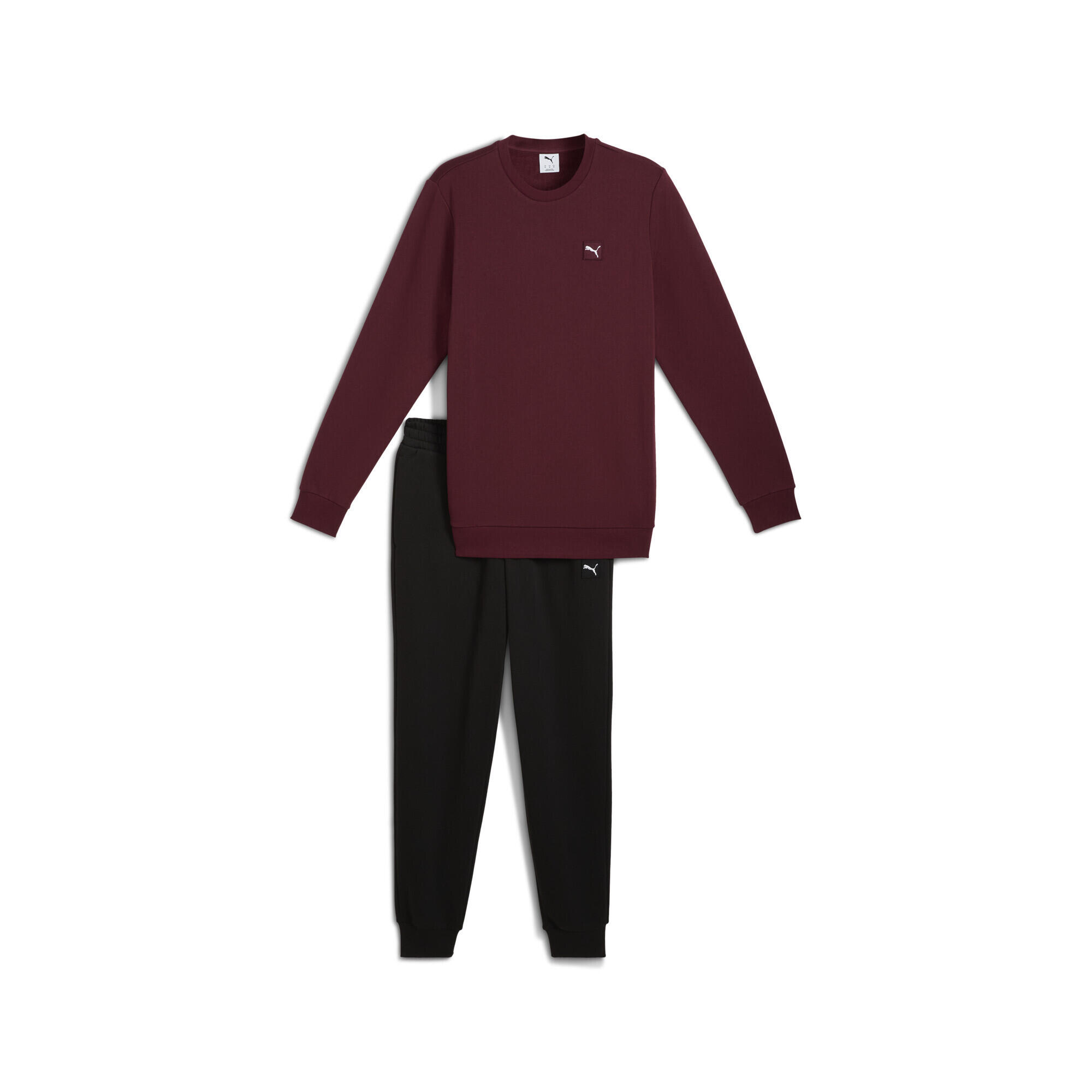 Męski dres Essentials Elevated PUMA Ruby Shimmer Red