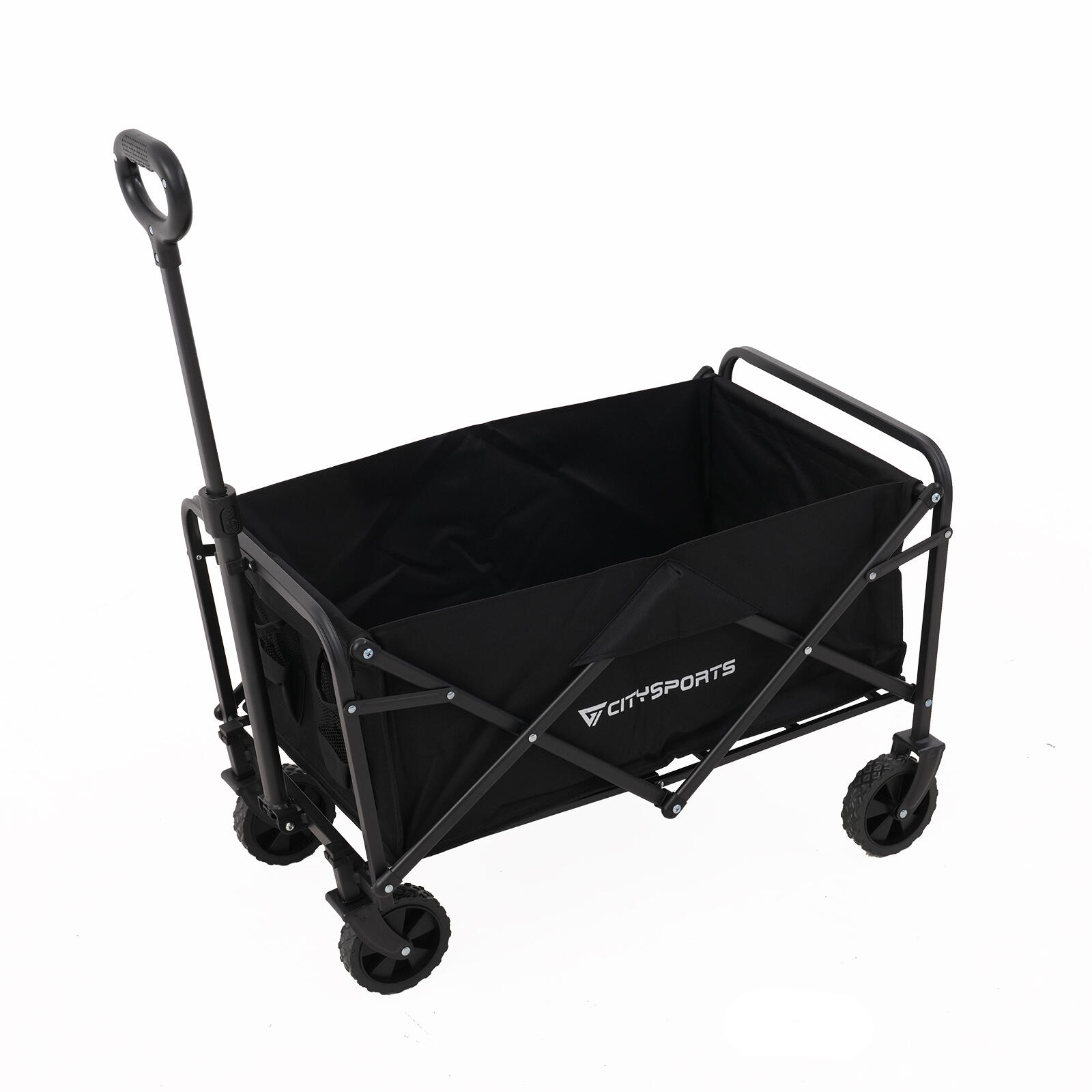 Wózek, składany wózek transportowy, regulowana rączka, do każdego terenu.