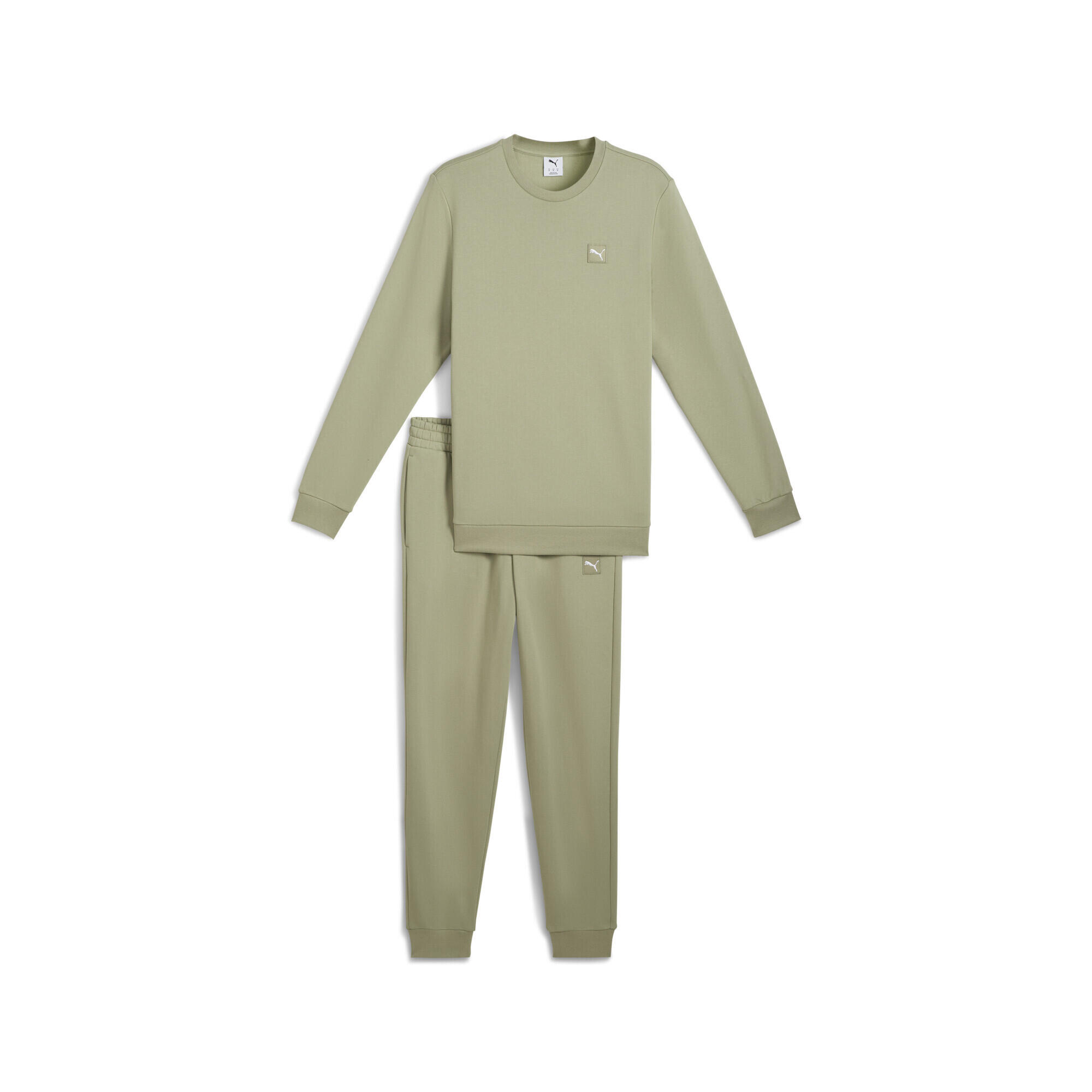 Męski dres Essentials Elevated PUMA Lux Army Green