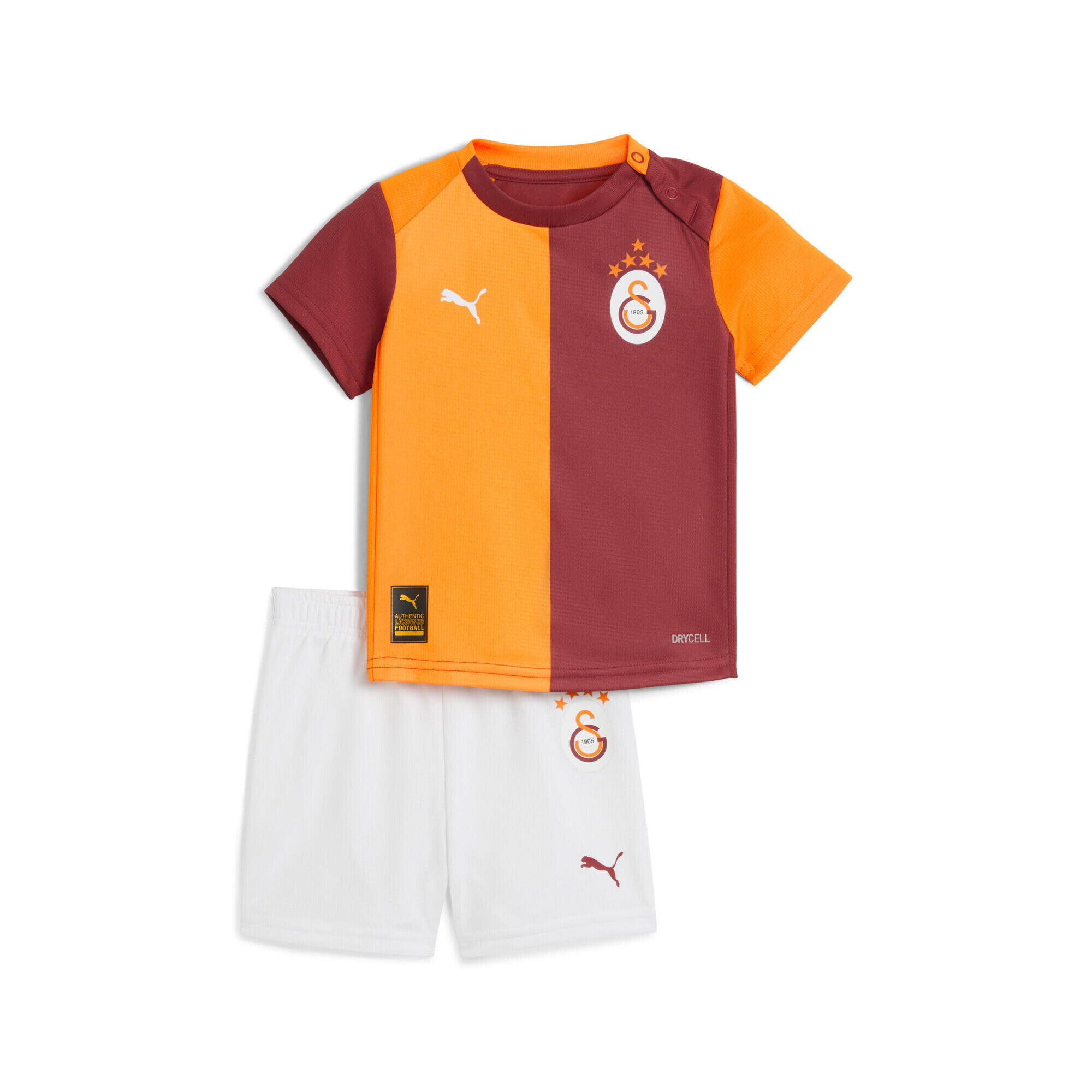 PUMA Galatasaray SK 25/26 Heimtrikot kit Kinder PUMA Red Rhythm Intense Orange